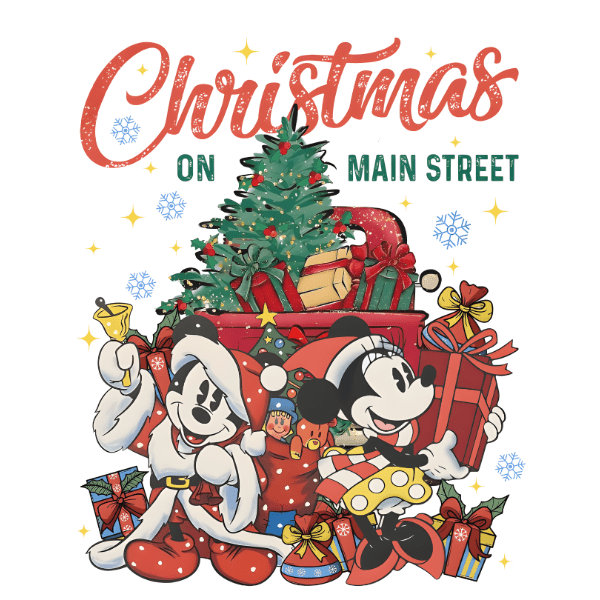 Christmas on Main Street - Ready to Press DTF Design