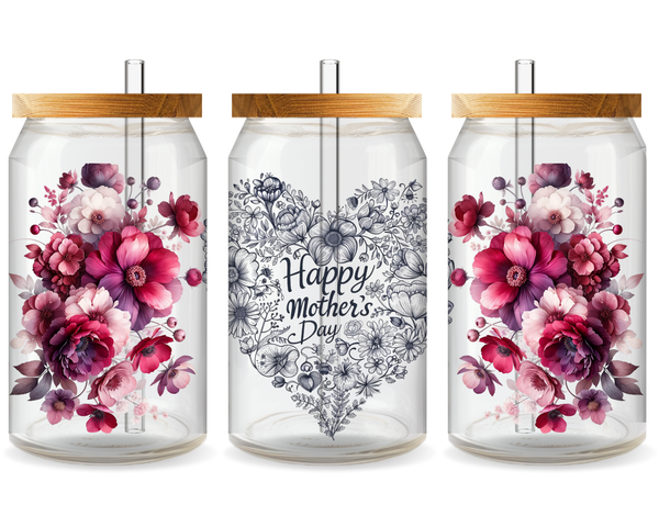 Mom Life Vibes UV DTF Cup Wrap – Ready to Press UV Design