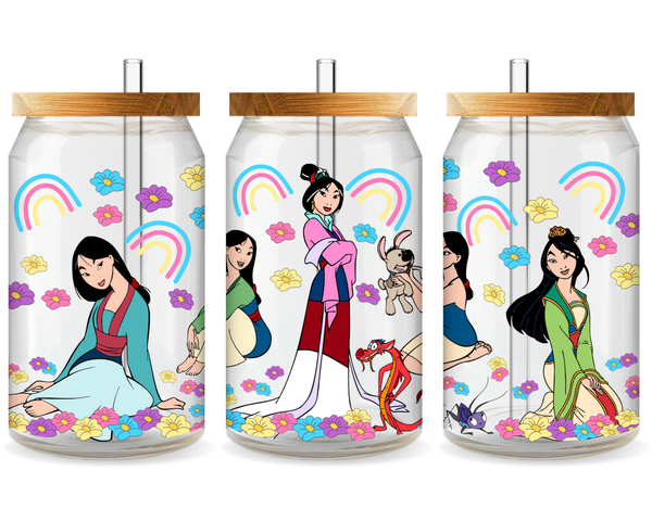 Mulan UV DTF Cup Wrap - Ready to Press UV Design