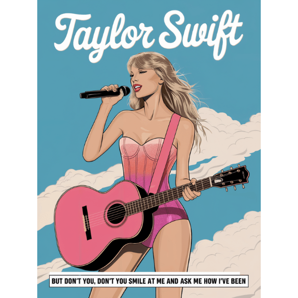 Taylor Swift Sky Serenade - Ready to Press DTF Design