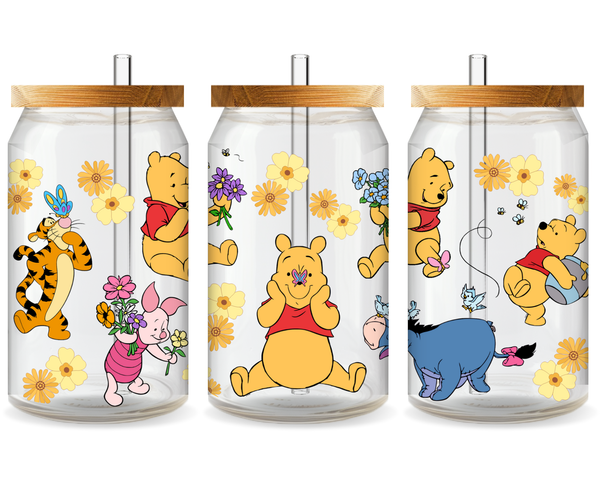 Winnie the Pooh & Friends - Cute and Cozy UV DTF Cup Wrap