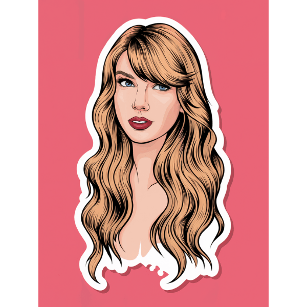 Taylor Swift Rose Gold Elegance - Ready to Press DTF Design