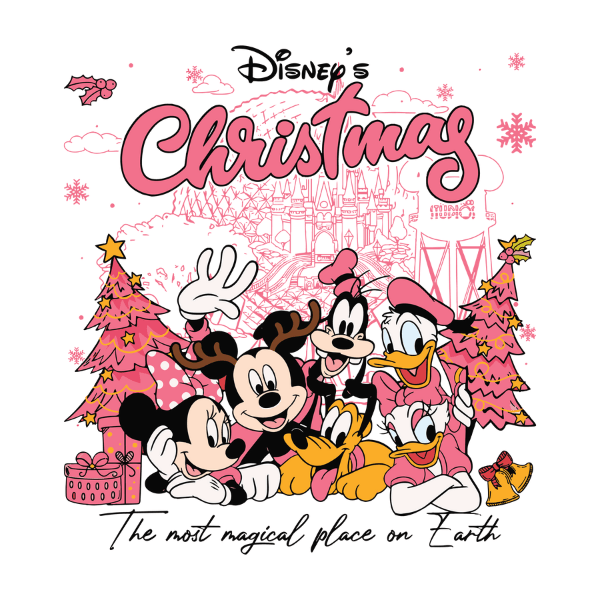 Disney’s Christmas Ready to Press DTF Design