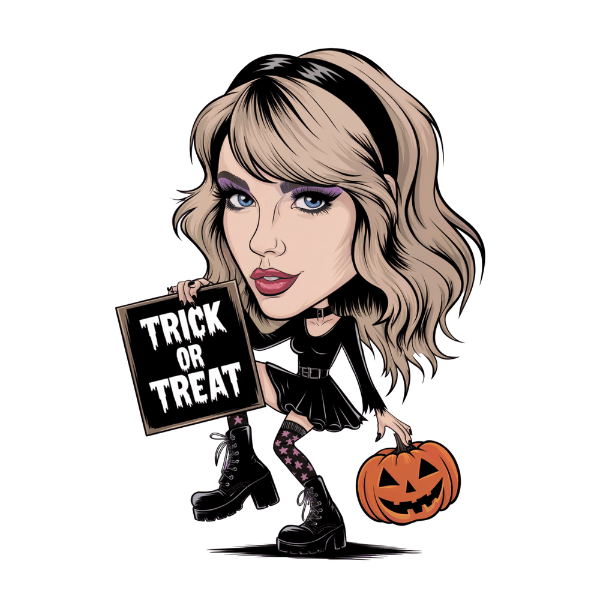 Taylor Swift Trick or Treat Halloween - Ready to Press DTF Design