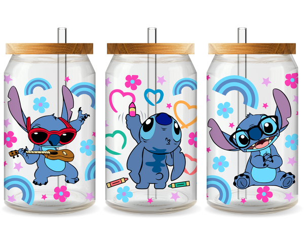 Lilo & Stitch UV DTF Cup Wrap - Ready to Press UV Design