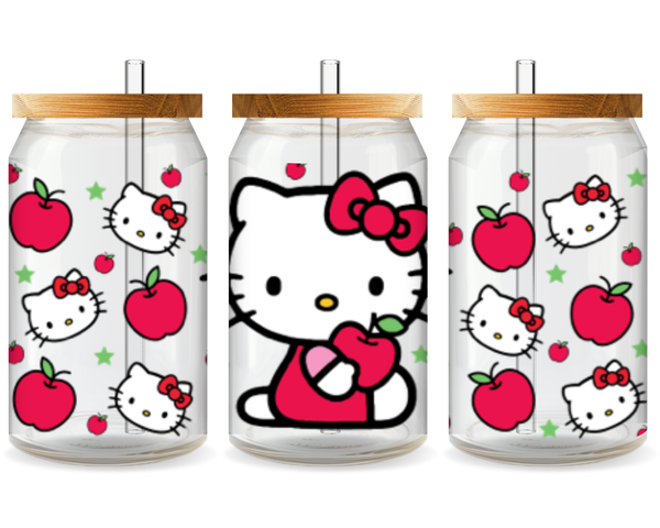 Summer Hello Kitty UV DTF Cup Wrap – Ready to Press UV Design