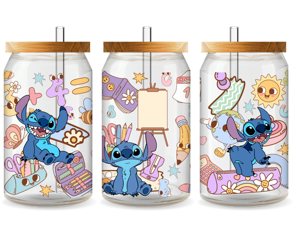 Stitch UV DTF Cup Wrap - Ready to Press UV Design