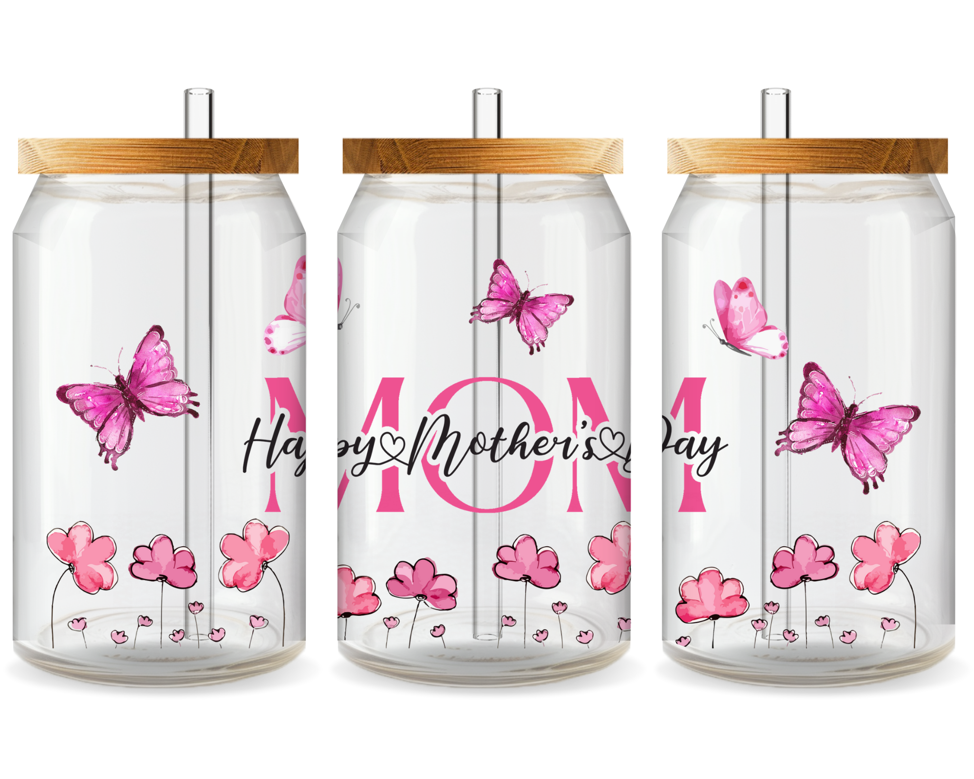 Super Mom Energy UV DTF Cup Wrap – Ready to Press UV Design