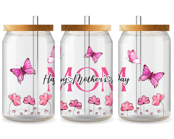 Super Mom Energy UV DTF Cup Wrap – Ready to Press UV Design