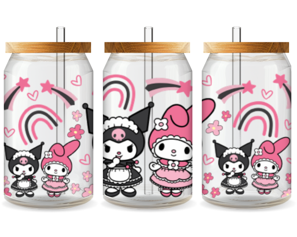 Halloween Hello Kitty UV DTF Cup Wrap – Ready to Press UV Design