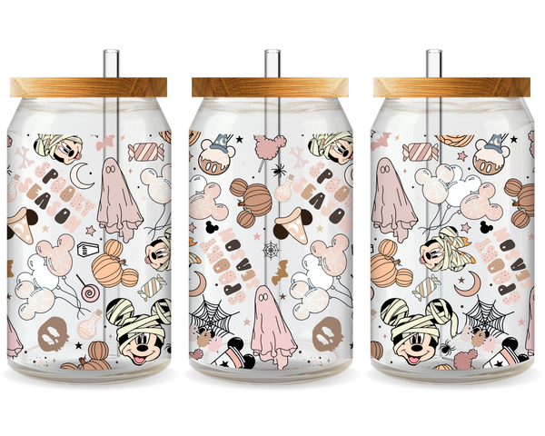 Spooky Season UV DTF Cup Wrap - Ready to Press UV Design