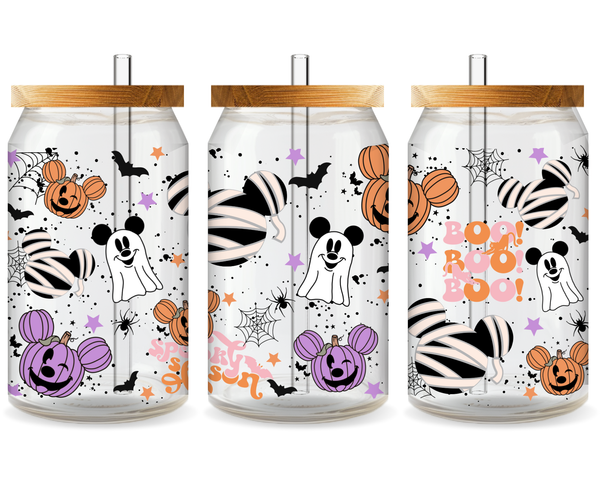 Spooky Season Halloween UV DTF Cup Wrap - Ready to Press UV Design