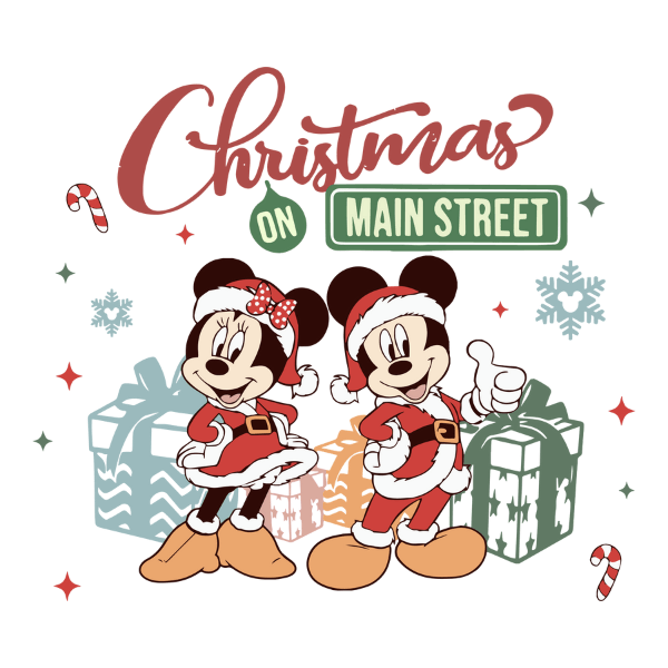 Christmas on Main Street - Ready to Press DTF Design