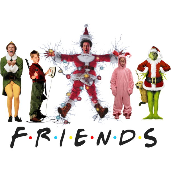 Holiday Movie Friends - Christmas Ready to Press DTF Design