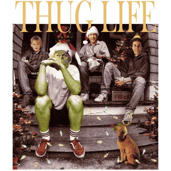 Thug Life Holiday Squad - Christmas Ready to Press DTF Design