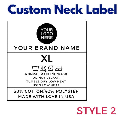 Custom DTF Neck Labels