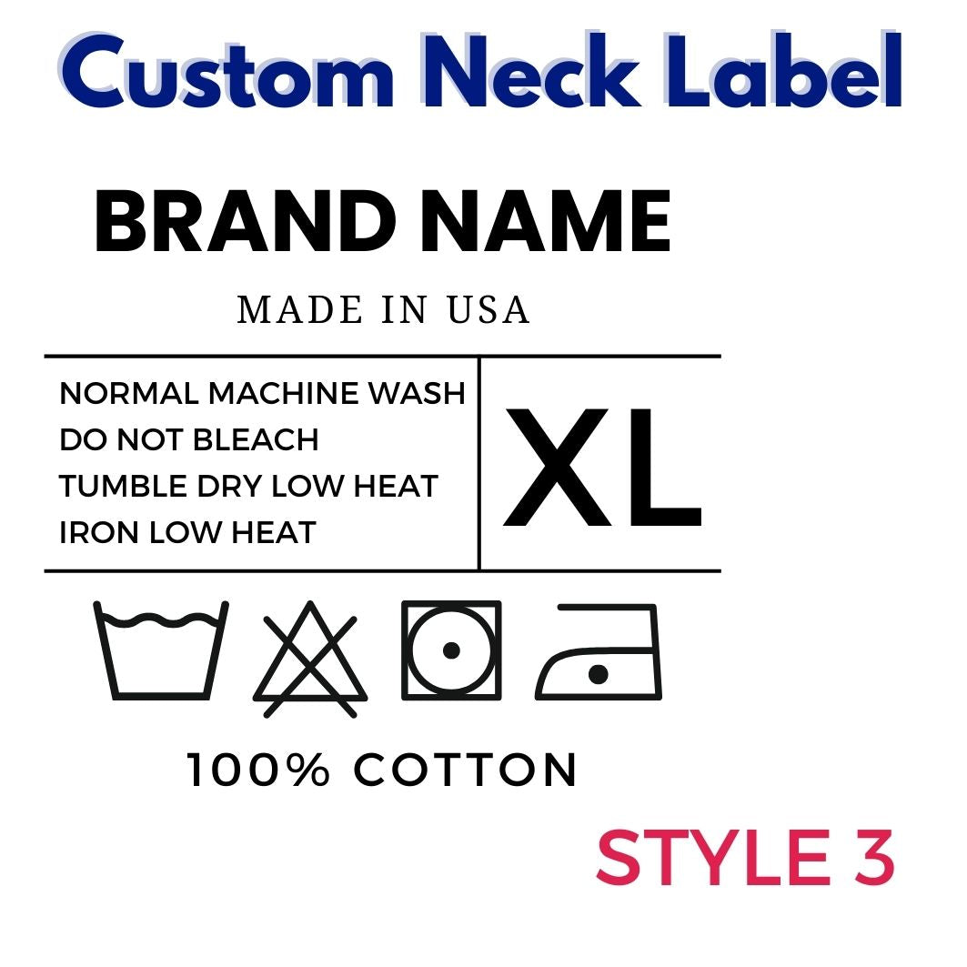 Custom DTF Neck Labels
