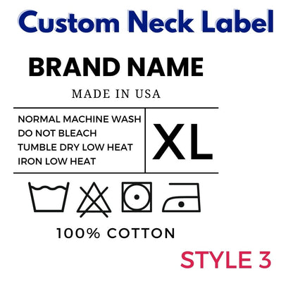 Custom DTF Neck Labels