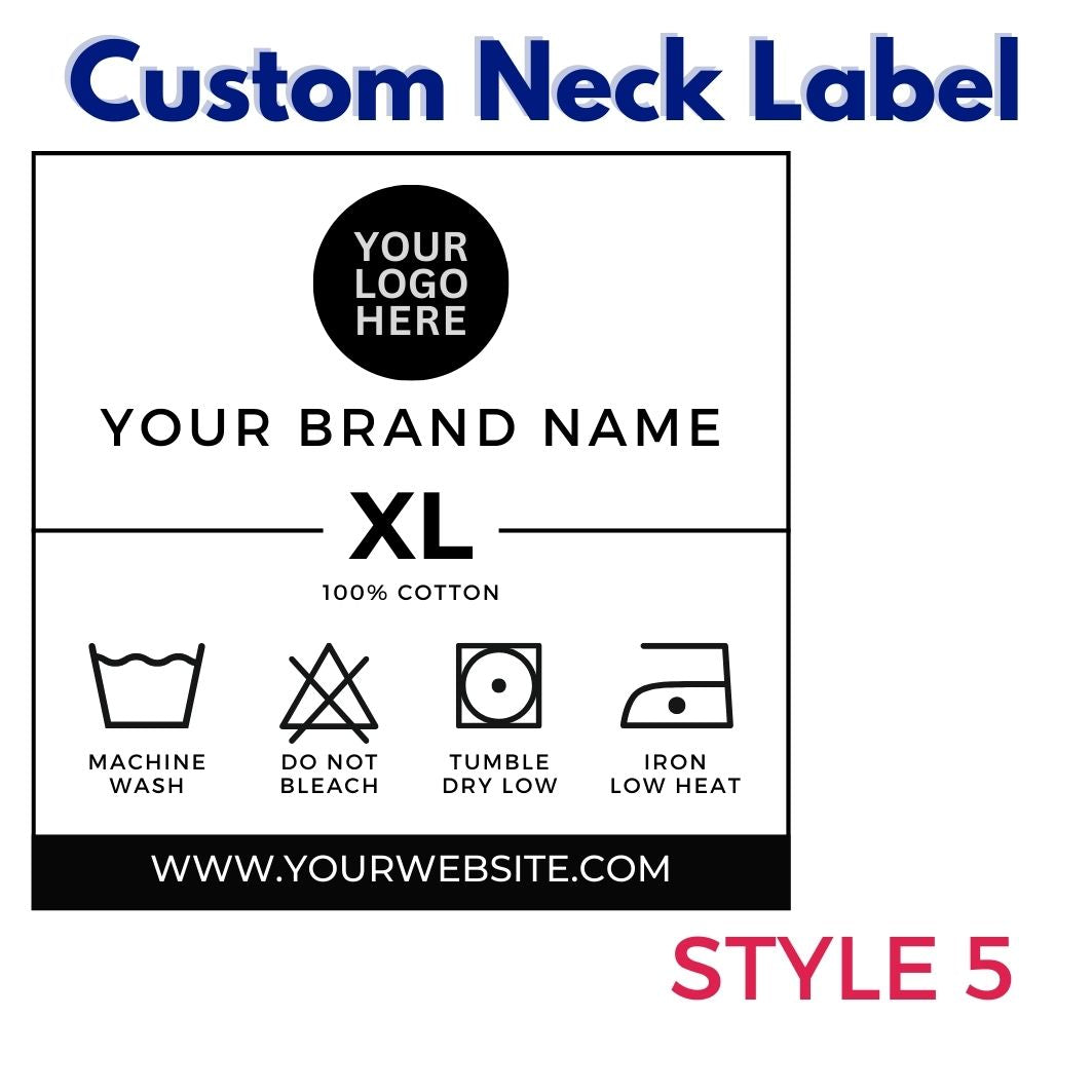 Custom DTF Neck Labels