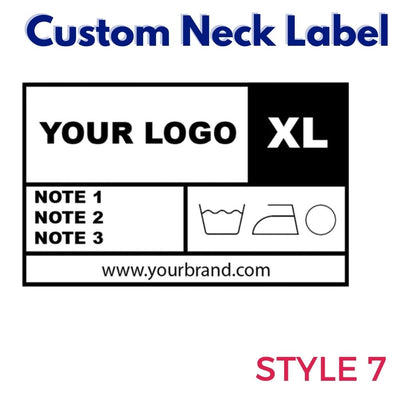 Custom DTF Neck Labels