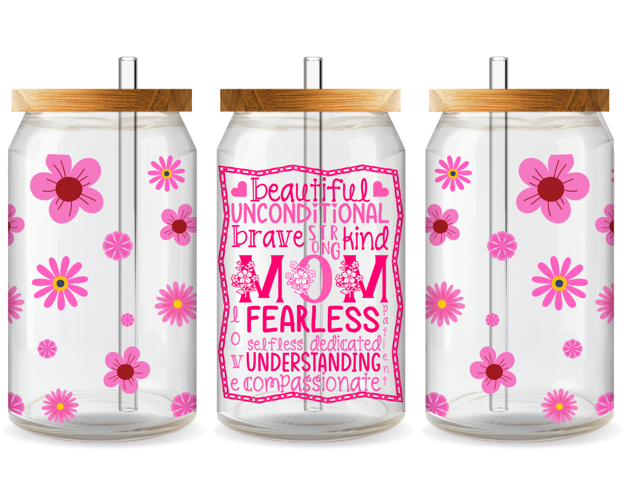 Mother’s Day Queen UV DTF Cup Wrap – Ready to Press UV Design