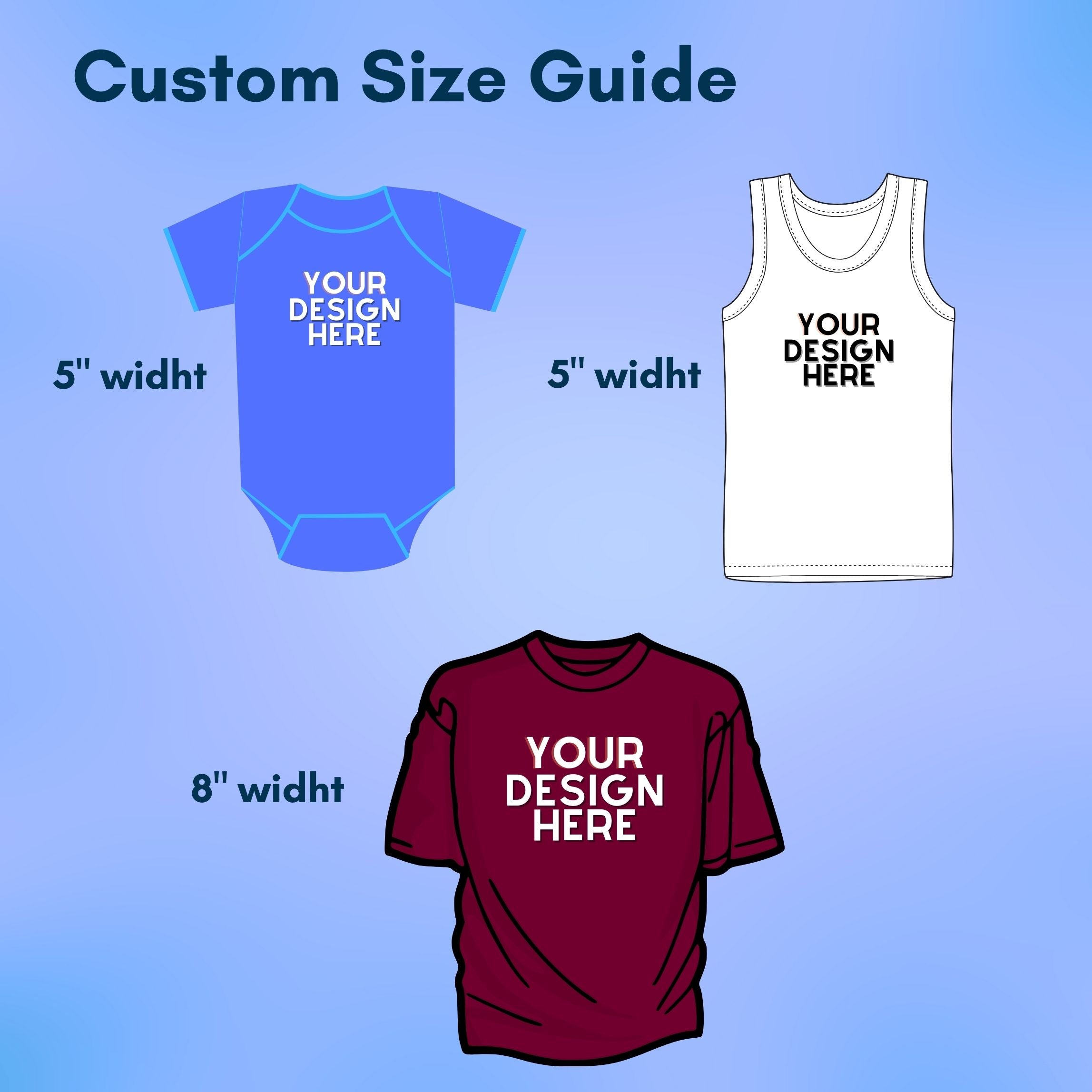 DTF Transfers by Size