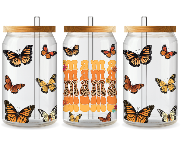 Grateful for Mom UV DTF Cup Wrap – Ready to Press UV Design