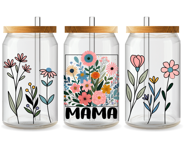 Home Is Where Mom Is UV DTF Cup Wrap – Ready to Press UV Design