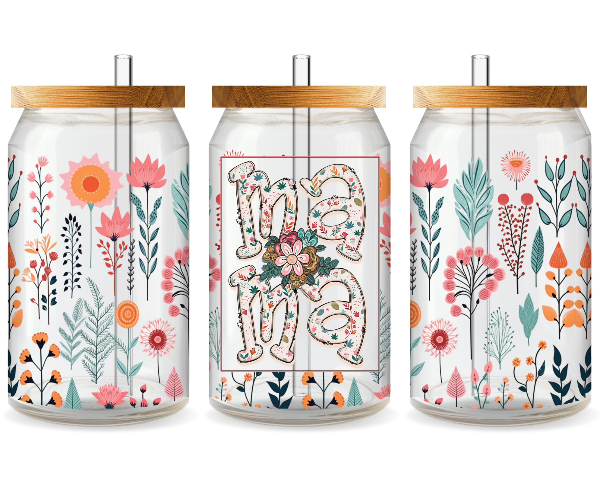 Mom’s Love UV DTF Cup Wrap – Ready to Press UV Design