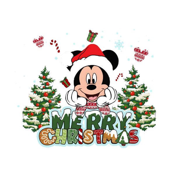 Mickey's Christmas Tree Magic - Ready to Press DTF Design