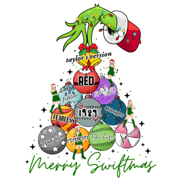 Merry Swiftmas - Christmas Ready to Press DTF Design