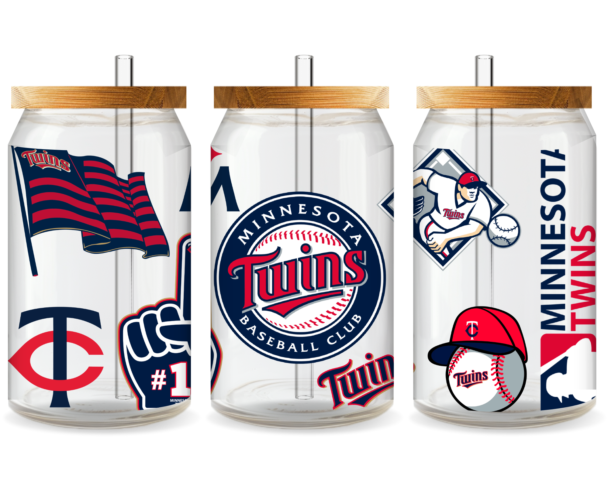 Minnesota Twins Baseball Team Cup Wrap - Ready to Press UV DTF