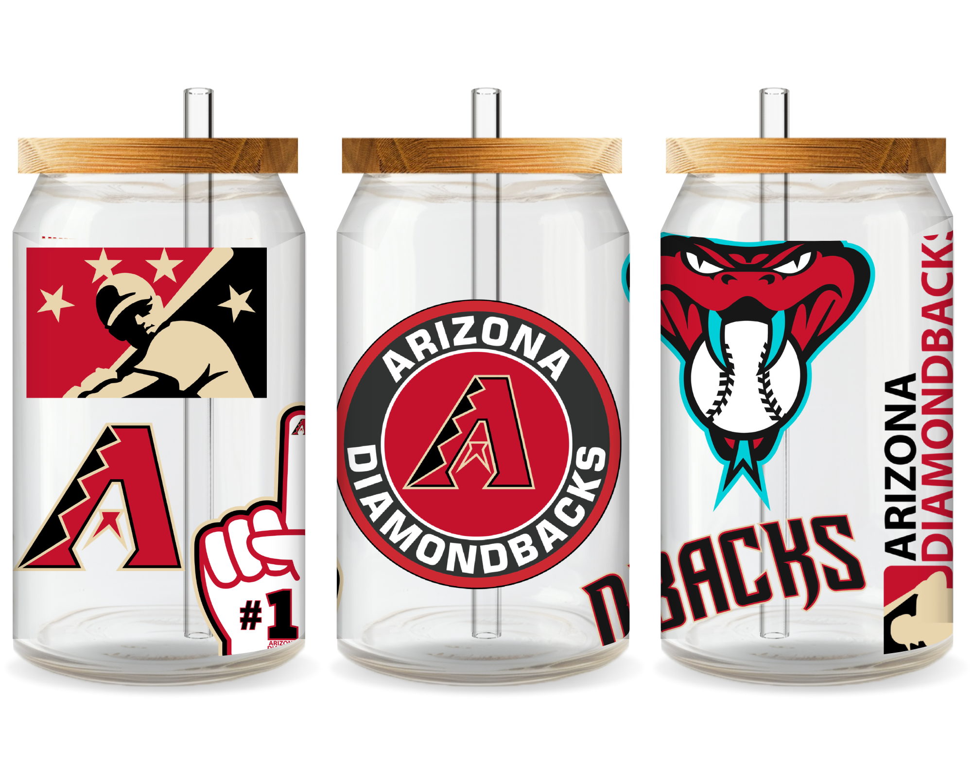 Arizona Diamondbacks Baseball Team Cup Wrap - Ready to Press UV DTF